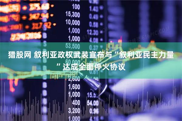 猎股网 叙利亚政权武装宣布与“叙利亚民主力量”达成全面停火协议